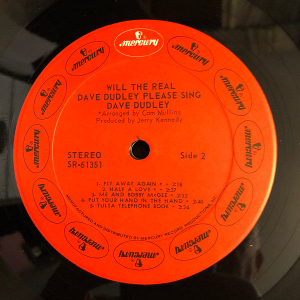 Dave Dudley : Will The Real Dave Dudley Please Sing (LP, Album)