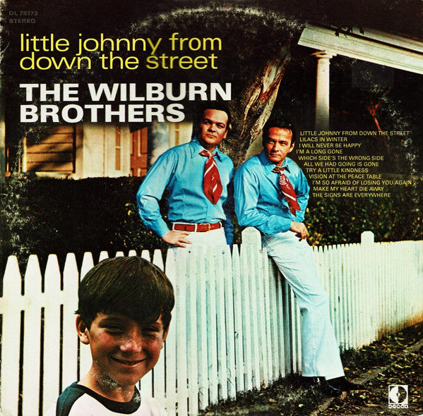 The Wilburn Brothers : Little Johnny From Down The Street (LP, Album)