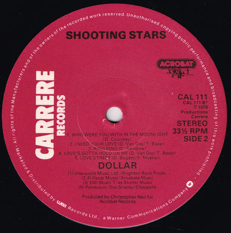 Dollar : Shooting Stars (LP, Album)