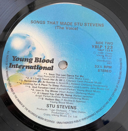 Stu Stevens : The Songs That Made...Stu Stevens (The Voice) (LP, Comp)