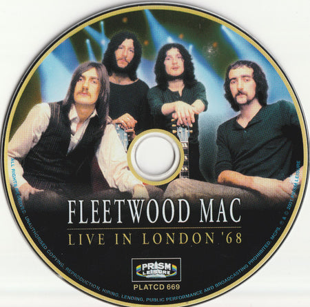 Fleetwood Mac : Live In London '68 (CD, Album, RE)