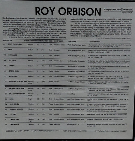 Roy Orbison : Roy Orbison (LP, Comp)