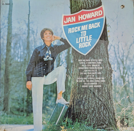 Jan Howard : Rock Me Back To Little Rock (LP, Album, Glo)