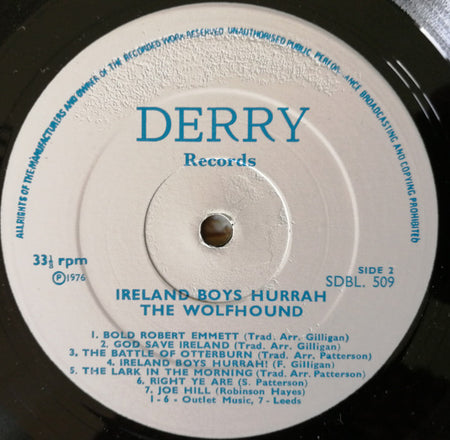 The Wolfhound : Ireland Boys Hurrah! (LP, Album)