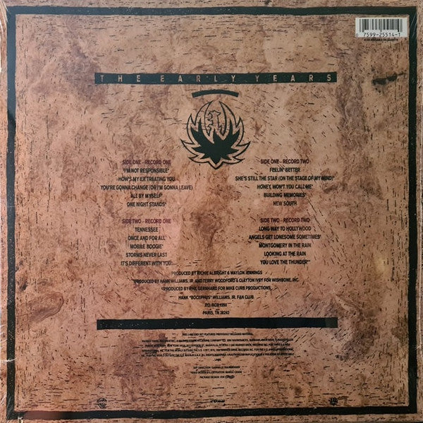Hank Williams Jr. : The Early Years (2xLP, Comp, All)