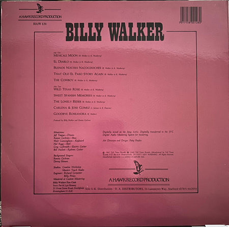 Billy Walker : Wild Texas Rose (LP, Album)