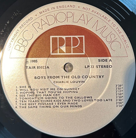 Charlie Louvin, Charlie McCoy, Boxcar Willie : Boys From The Old Country (LP, Comp)