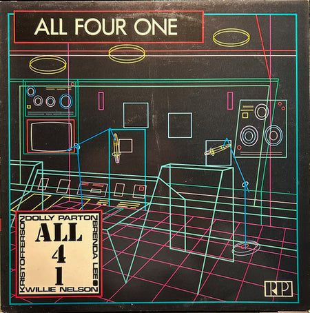 Willie Nelson, Dolly Parton, Brenda Lee, Kris Kristofferson : All Four One  (LP, Comp)
