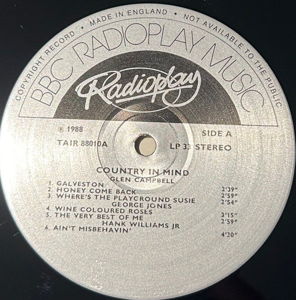 Various : Country In My Mind (LP, Comp)