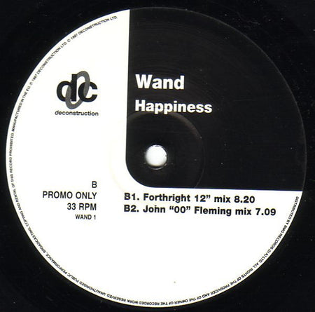 Wand : Happiness (12", Promo)