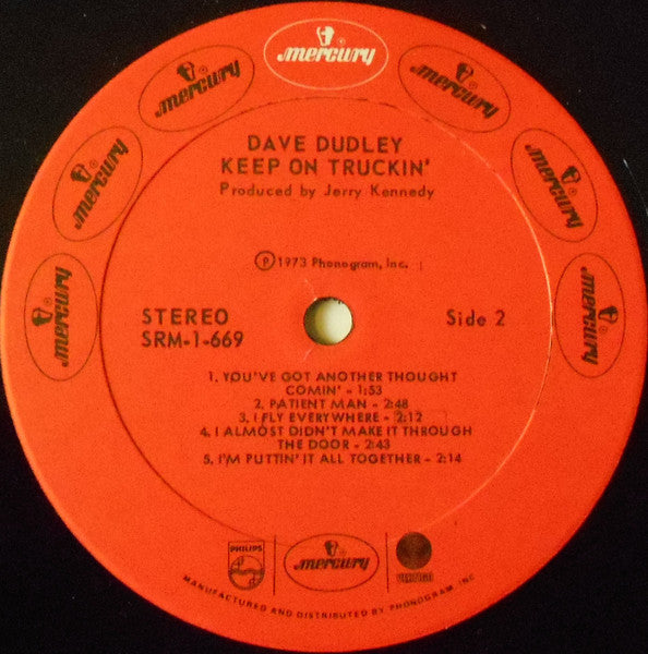 Dave Dudley : Keep On Truckin' (LP, Album)