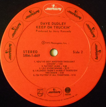 Dave Dudley : Keep On Truckin' (LP, Album)