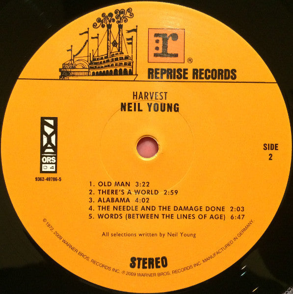 Neil Young : Harvest (LP, Album, RE, 180)