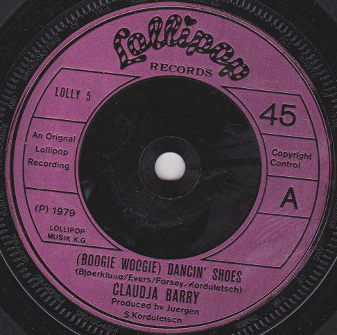 Claudja Barry : (Boogie Woogie) Dancin' Shoes / Boogie Tonight (7", Single)