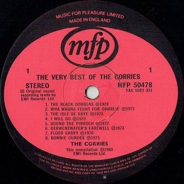 The Corries : The Very Best Of The Corries (LP, Comp, RE, RP)