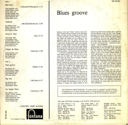 Various : Blues Groove (LP, Comp, Mono)