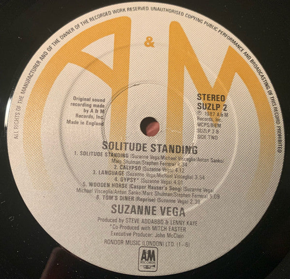 Suzanne Vega : Solitude Standing (LP, Album)
