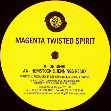 Magenta (4) : Twisted Spirit (12")
