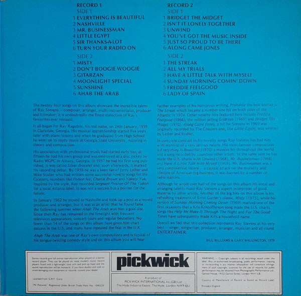 Ray Stevens : The Ray Stevens Greatest Hits Collection (2xLP, Comp)