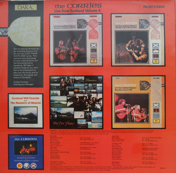 The Corries : Live From Scotland Volume 4 (LP)