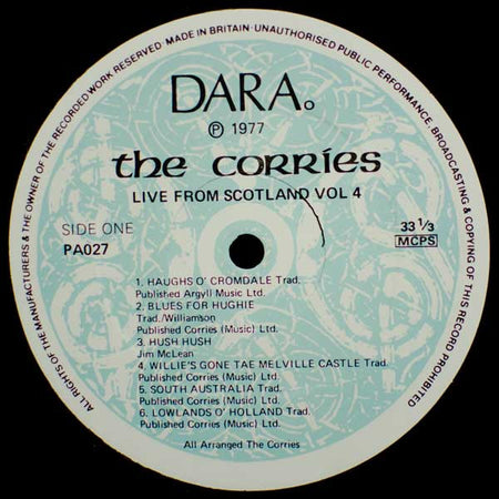 The Corries : Live From Scotland Volume 4 (LP)