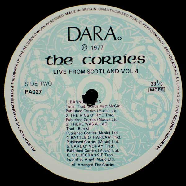 The Corries : Live From Scotland Volume 4 (LP)