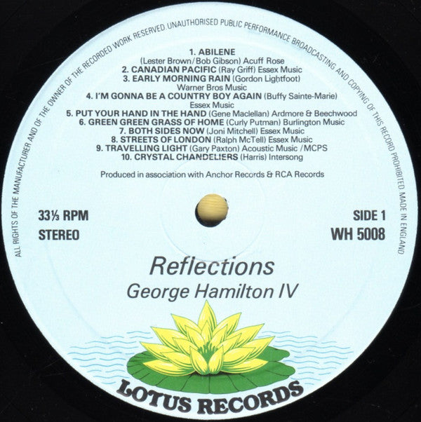 George Hamilton IV : Reflections (LP, Comp)