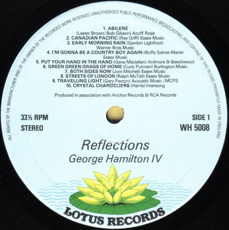 George Hamilton IV : Reflections (LP, Comp)