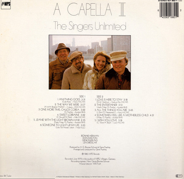 The Singers Unlimited : A Capella III (LP, Album)