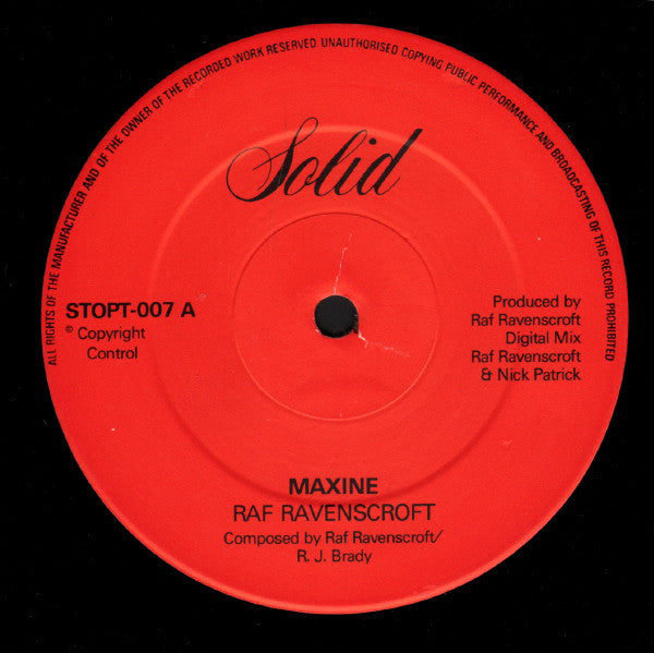 Raf Ravenscroft* : Maxine (12")