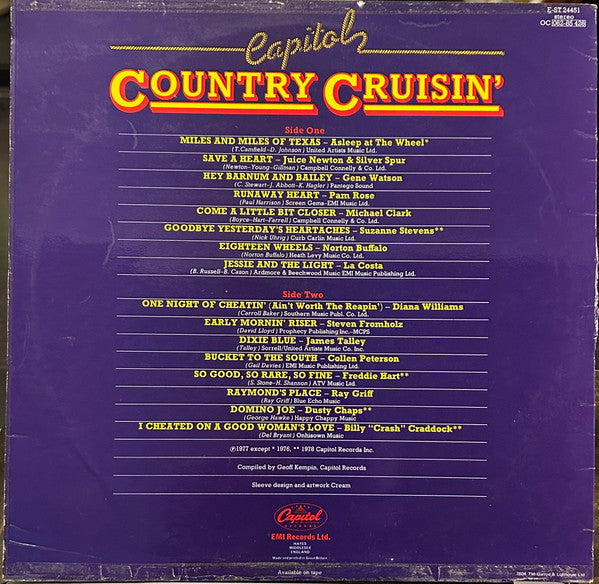 Various : Capitol Country Cruisin' (LP, Comp)