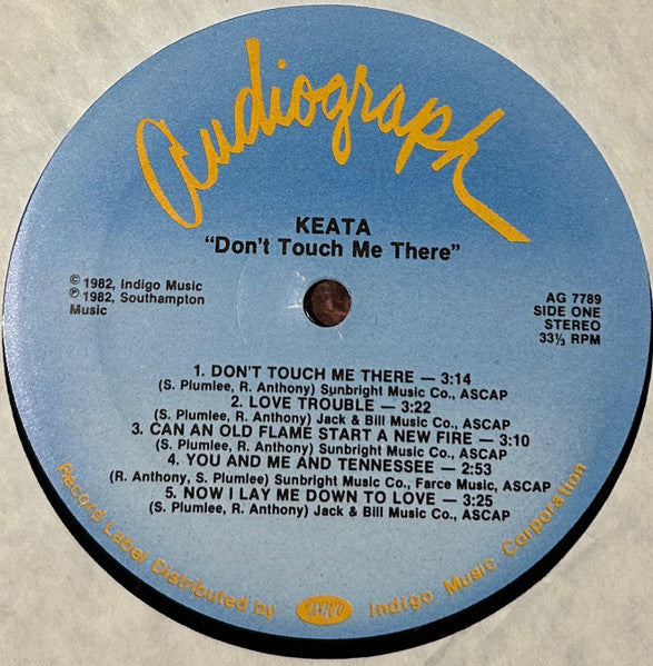Keata Wright : Don't Touch Me There!  (LP, Album)