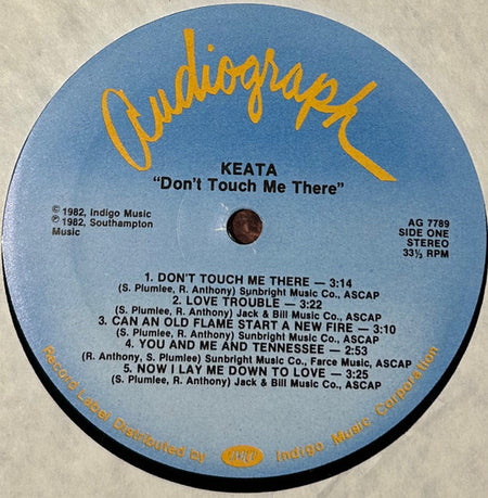 Keata Wright : Don't Touch Me There!  (LP, Album)