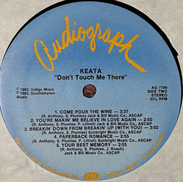 Keata Wright : Don't Touch Me There!  (LP, Album)