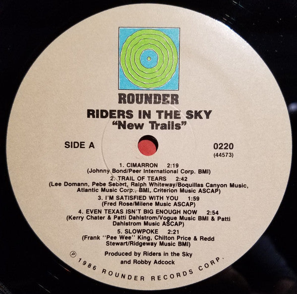 Riders In The Sky : New Trails (LP, Album)