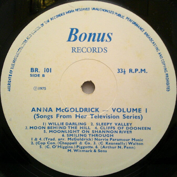 Anna McGoldrick : Vol. 1 (LP, Album)