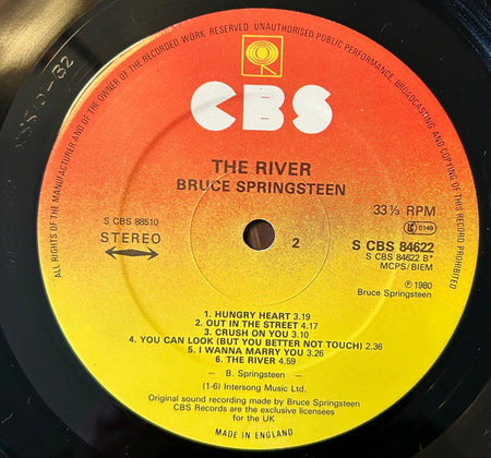 Bruce Springsteen : The River (2xLP, Album)