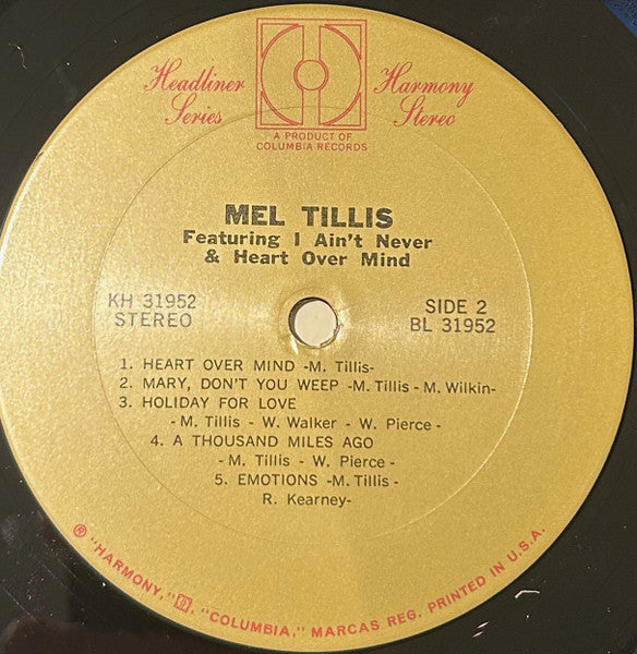 Mel Tillis : Mel Tillis (LP, Album)