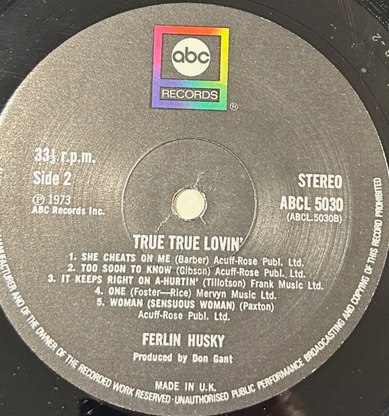 Ferlin Husky : True True Lovin' (LP, Album)
