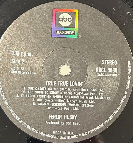 Ferlin Husky : True True Lovin' (LP, Album)