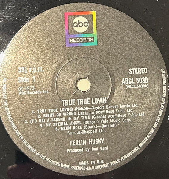 Ferlin Husky : True True Lovin' (LP, Album)