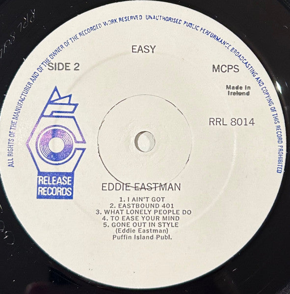 Eddie Eastman : Easy (LP, Album)