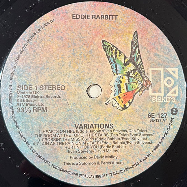 Eddie Rabbitt : Variations (LP, Album)