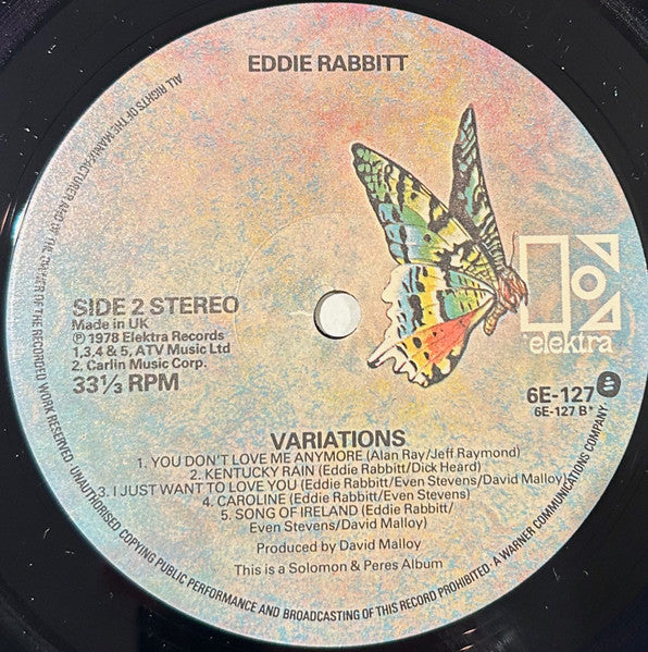 Eddie Rabbitt : Variations (LP, Album)