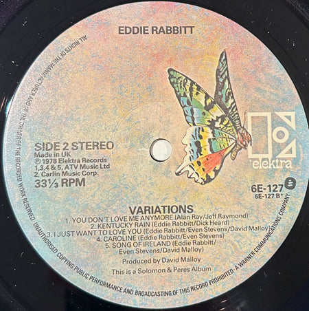 Eddie Rabbitt : Variations (LP, Album)
