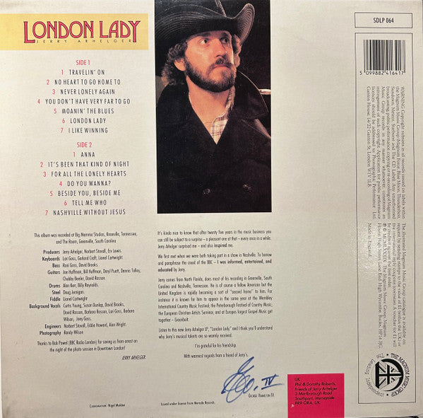 Jerry Arhelger : London Lady (LP, Album, RE)