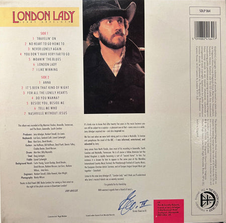Jerry Arhelger : London Lady (LP, Album, RE)