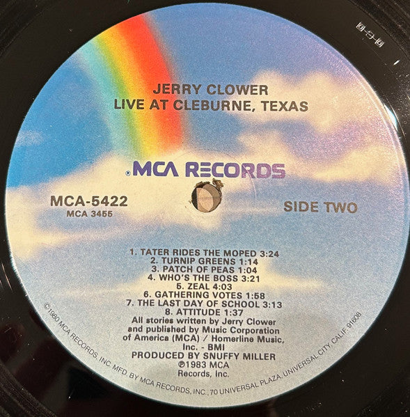 Jerry Clower : Live At Cleburne, Texas (LP, Album, Glo)