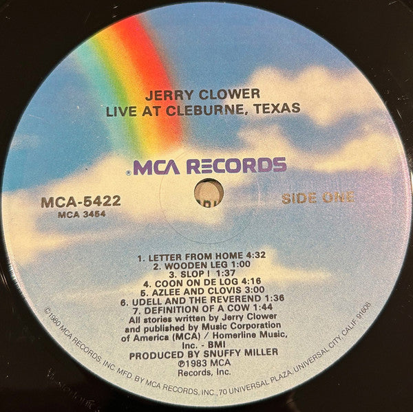 Jerry Clower : Live At Cleburne, Texas (LP, Album, Glo)