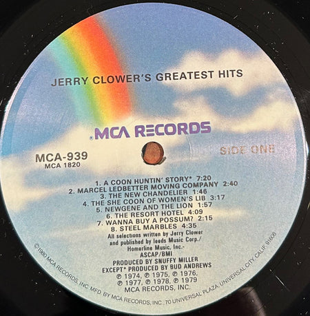 Jerry Clower : Jerry Clower's Greatest Hits (LP, Comp, Glo)